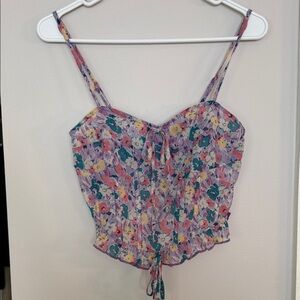PrettyLittleThing Multicolor Floral Camisole